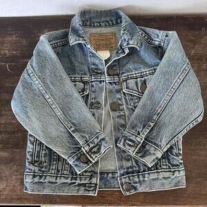 Type III Vintage Levi Jean Jacket Child Sz 4 1962-1984
